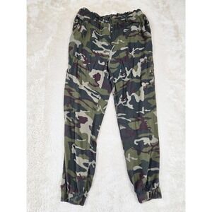 Harmony + Havoc Camouflage Jogger Pants Women's Size 7 Rayon Drawstring Waist‎